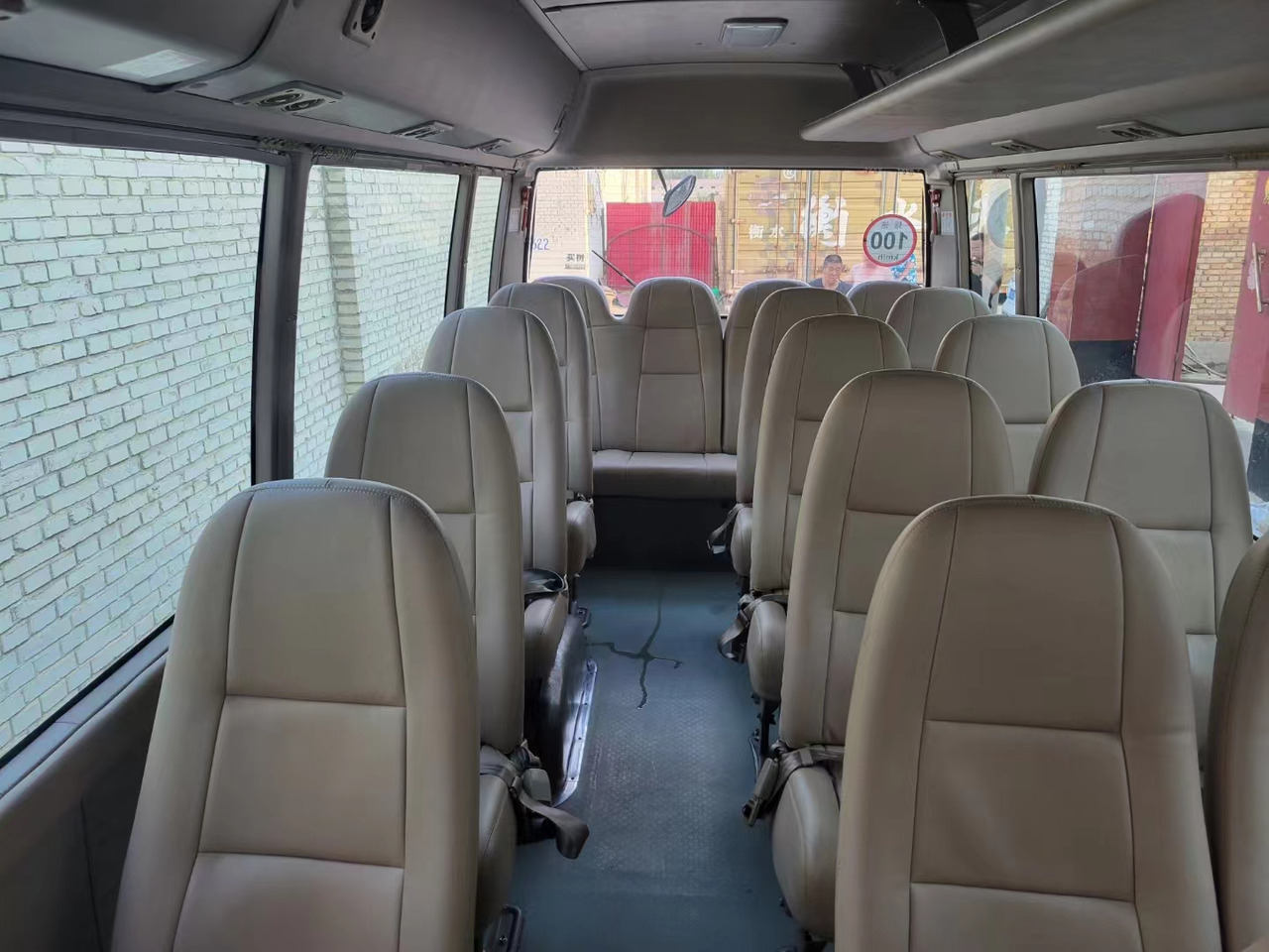 Minibús, Furgoneta de pasajeros TOYOTA Coaster city bus passenger bus van coach: foto 5