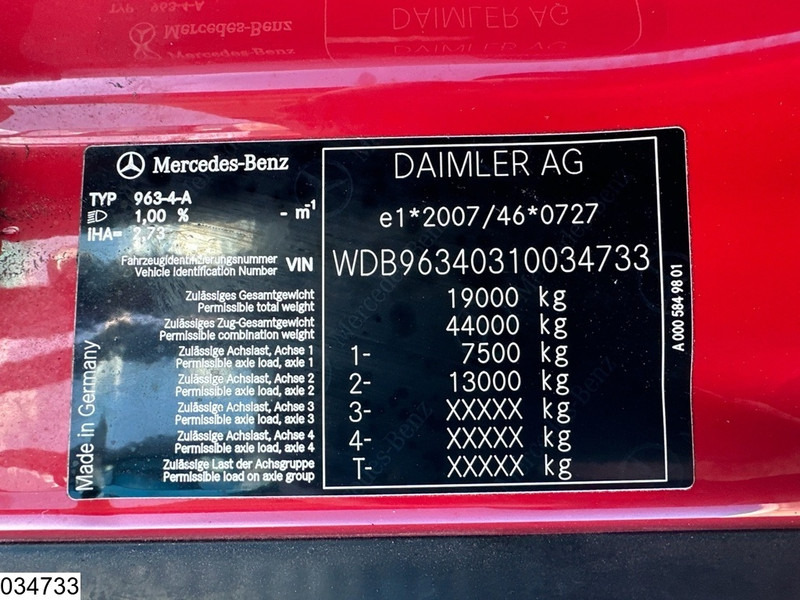 Cabeza tractora Mercedes-Benz Actros 1843 EURO 6: foto 6