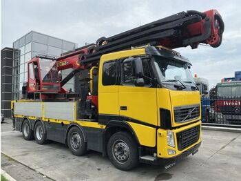 Volvo FH 500 8X4 + PALFINGER PK 800 TK TB-KB + FLYJIB  - camión caja abierta