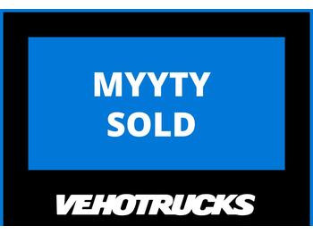Camión caja cerrada Scania P280 Kokosivuaukeva MYYTY - SOLD