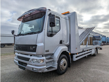 DAF LF 55.220 4x2 HalveSlaapCabine Euro3 - Oprijwagen 7m - Dubbel Plateau - Airco/Webasto TOP! (V516) - camión portavehículos