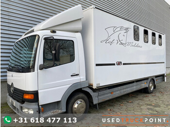 Mercedes-Benz Atego 9.17 / Manual / Full Steel / 3 Seats / Euro 2 / 277.000 KM!!! / Belgium Truck - camión transporte de ganado