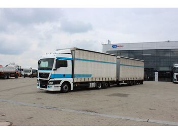 Camión lona MAN TGX 24.440, 6x2, EURO 6 + PANAV: foto 1