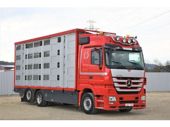 Camión transporte de ganado Mercedes-Benz ACTROS 2548 TIERTRANSPORTWAGEN 7,40m / 3STOCK: foto 1