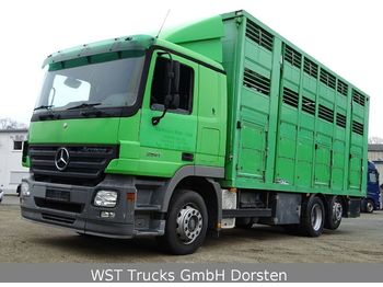 Camión transporte de ganado Mercedes-Benz Actros  2541 Menke 3 Stock Vollalu: foto 1