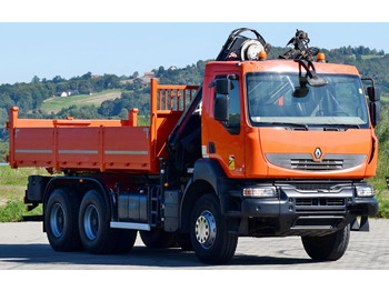 Camión grúa, Camión volquete Renault KERAX 430 * HIAB 144 E-3 HIDUO+ FUNK * 6x4 * TOP: foto 4