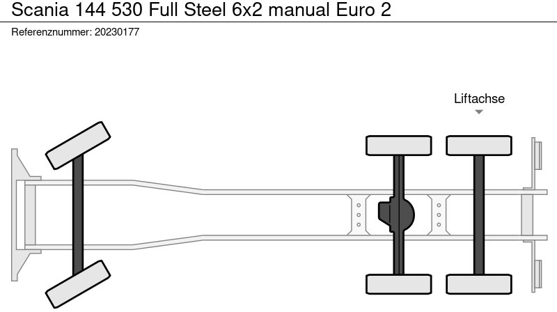 Camión con equipo de cable Scania 144 530 Full Steel 6x2 manual Euro 2: foto 5