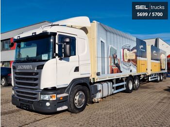 Camión transporte de bebidas Scania G 410 /  Retarder / Ladebordwand / Lenkachse: foto 1