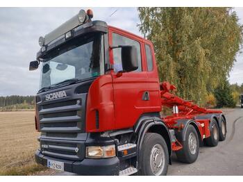 Camión con equipo de cable Scania R500 8x4 vaijerilaite,parabeljouset: foto 1