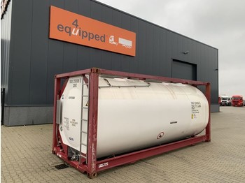Contenedor cisterna CIMC tankcontainers TOP: 20FT, 24.940L tankcontainer, L4BN, UN Portable, T11, steam heating, bottom discharge, 5Y + CSC-test: 03/2024: foto 1