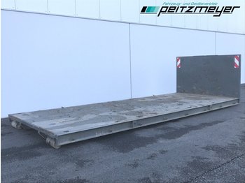 Contenedor de gancho Monza Abroll - Plattform Plato 6,5 m lang, neuwertig: foto 1