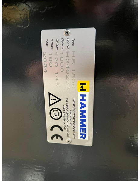 Martillo hidráulico nuevo Hammer HS1500: foto 7