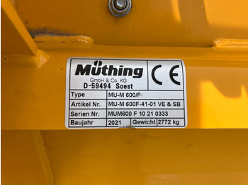Müthing MU-M 600/F - Desbrozadora de martillos: foto 3