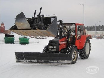 Volvo BM Valmet 705-4 Traktor med lastare plog & skopor  - Tractor