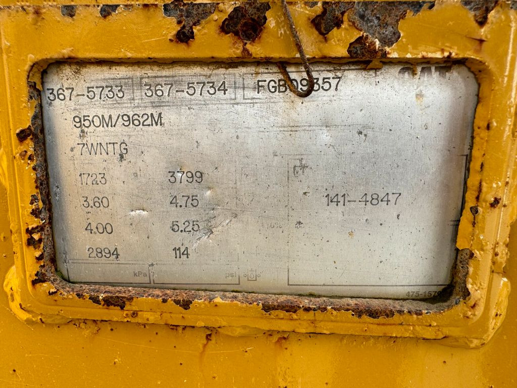 Cargadora de ruedas CAT 950 M Radlader mit Waage *19,2 Tonnen: foto 15