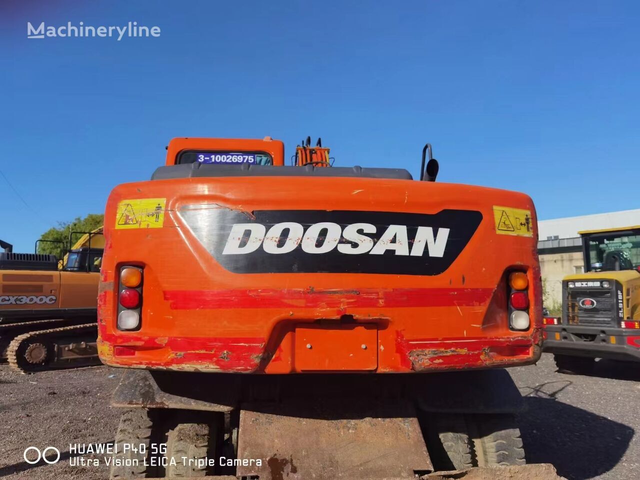 Excavadora de ruedas DOOSAN DX150 original Korean wheeled excavator digger 15 tons: foto 2