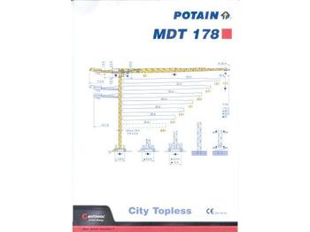 Potain MDT 178 - Grúa torre