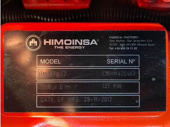 Generador industriale Himoinsa HMA6TAG2 Mecc Alte Spa 150 kVA Silent generatorset: foto 4