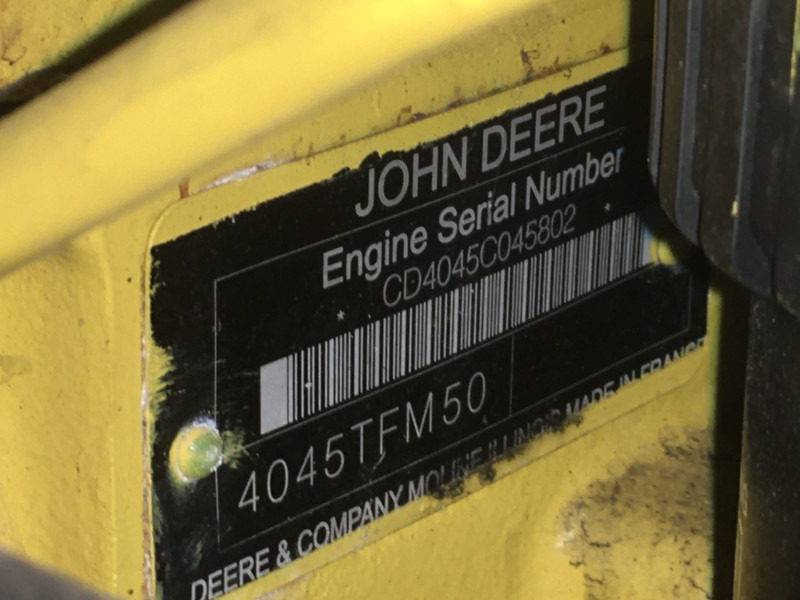 Maquinaria de construcción John Deere 4045TFM50 GENERATOR 65KVA USED: foto 7