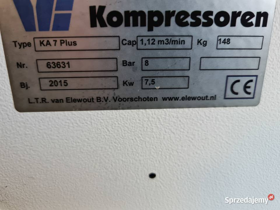 Compresor de aire Kompresor śrubowy GARDNER DENVER Champion 7,5 kw: foto 4