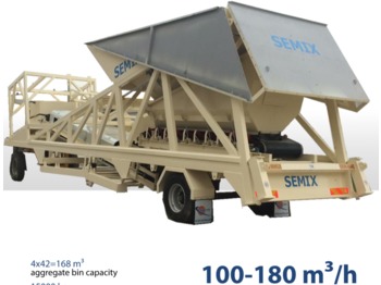 SEMIX Dry Type Mobile Concrete Batching Plant - Planta de hormigón