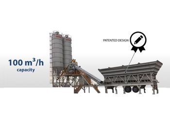 SEMIX Mobile 100S4 Concrete Mixing Plant - Planta de hormigón