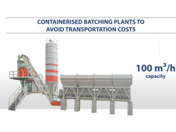 SEMIX SEMIX Compact Concrete Batching Plant 100 m³/h Containerised - Planta de hormigón