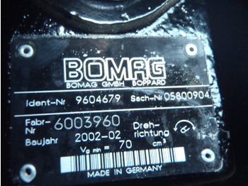 Motor hidráulico para Maquinaria de construcción Bomag 5800904 -: foto 3