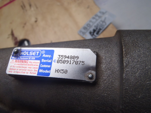 Turbocompresor para Maquinaria de construcción nuevo Holset HX50 -: foto 3