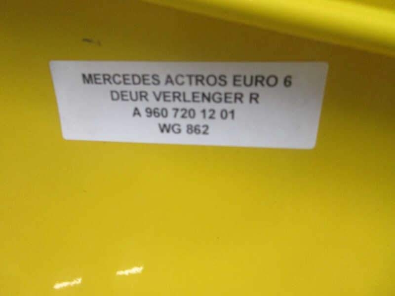 Cabina e interior para Camión Mercedes-Benz ACTROS A 960 720 12 01 DEURVERLENGER RECHTS EURO 6: foto 2
