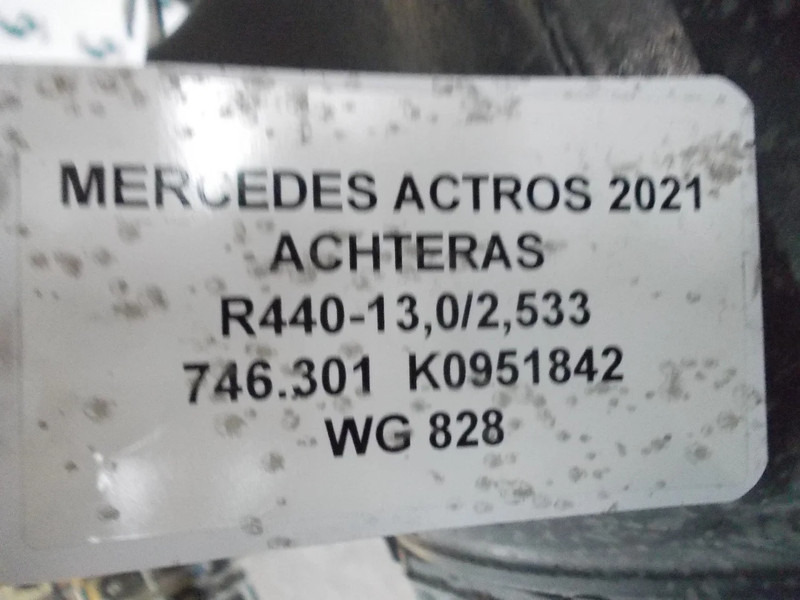 Eje posterior para Camión Mercedes-Benz R440-13,0/2,533 /746301/K0951842 MERCEDES MP5 2021: foto 6