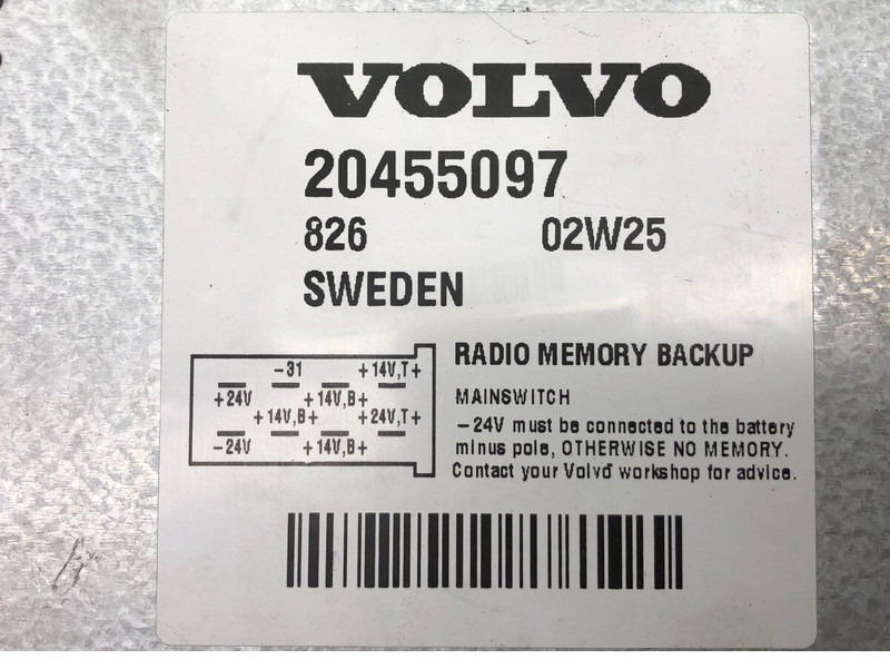 Sistema eléctrico Volvo FM9 (01.01-12.05): foto 6