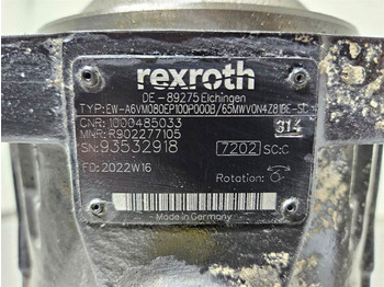 Hidráulica para Maquinaria de construcción WACKER NEUSON 1000485033-Rexroth A6VM080EP-Drive motor: foto 4