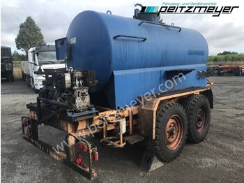 Remolque cisterna para transporte de betún BATHE TANDEMANHÄNGER Bitum / Teerkocher Hatz Diesel-Motor 1 B 40: foto 1