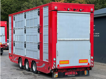 Remolque transporte de ganado FINKL VAT22 3.Stock Tränke,Hubdach: foto 5