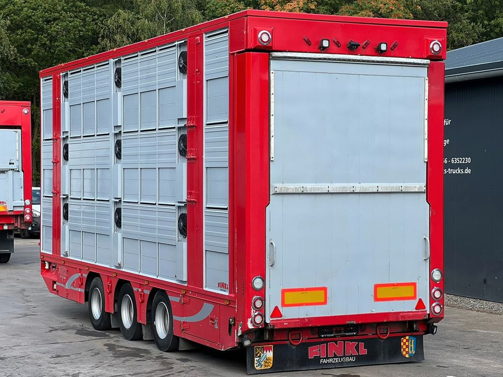 Remolque transporte de ganado FINKL VAT22 3.Stock Tränke,Hubdach: foto 5