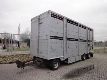 Remolque caja cerrada para transporte de animales Finkl Doppelstock , Kette , 3 Achsen: foto 1