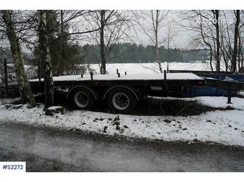Remolque plataforma/ Caja abierta para transporte de equipos pesados Kilafors SVTPB-122 Machine trailer: foto 1