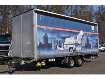  Krukenmeier TLP10,5/Tandem Durchlader,Schiebeplane,Wabco - Remolque