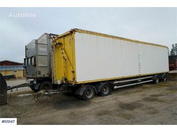 Remolque caja cerrada Parator ST 18-20 WOOD CHIP