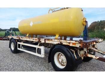 Remolque cisterna Agrodan Lagertank 4000 kg på vogn