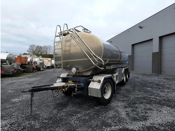 Magyar 3 AXLES - INSULATED STAINLESS STEEL TANK 17000L 1 COMP - Remolque cisterna