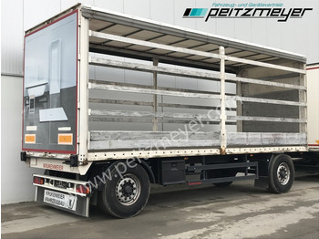  KRUKENMEIER PRITSCHENANHÄNGER 18 T. mit Durchlade - Remolque con toldo