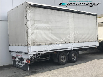  KRUKENMEIER Tandemanhänger TLPS 11 Schiebeplane, Chassis verzinkt - Remolque con toldo