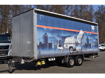 Krukenmeier TLP10,5/Tandem Durchlader,Schiebeplane,Wabco  - Remolque con toldo