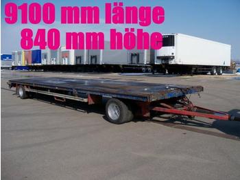 HANGLER JUMBO ANHÄNGER 9100 mm länge 84 cm höhe - Remolque plataforma/ Caja abierta