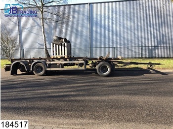 AJK Container 3th Axle Fire damage - Remolque portacontenedore/ Intercambiable