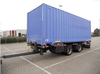 GS Meppel BDF met bak! Container - Remolque portacontenedore/ Intercambiable