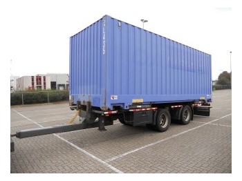 GS Meppel BDF met bak! incl. Container - Remolque portacontenedore/ Intercambiable