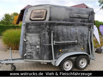 Remolque transporte de ganado Böckmann Vollpoly 2 Pferde